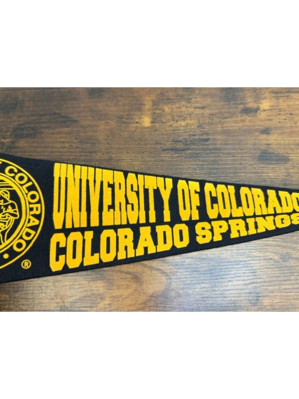 University Of Colorado Colorado Springs Pennant Vintage Collegiate Memorabilia